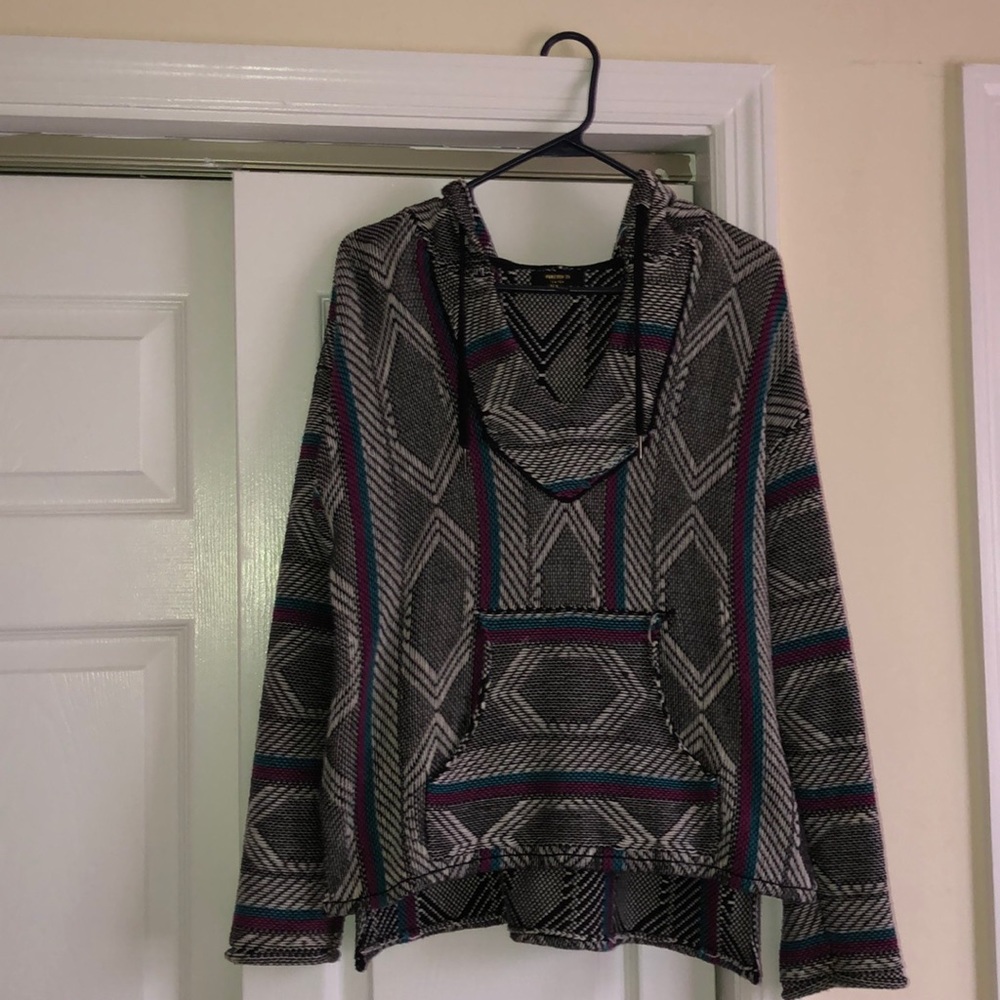 Hi-Lo Boho Stitch Sweater